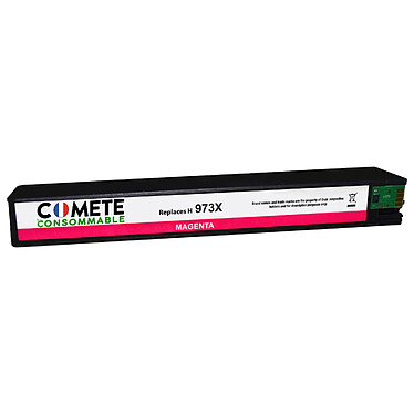 COMETE - 973X - 1 Cartouche compatible HP 973X - Magenta - Marque française