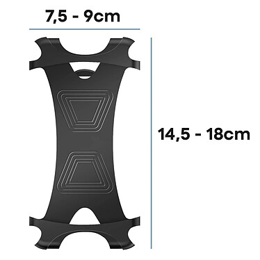 Avizar Support Vélo Conception Extensible Fixation guidon Compatibilité universelle  Noir pas cher