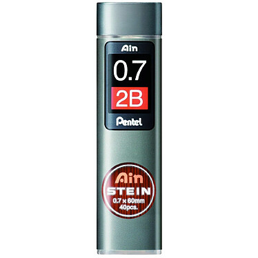 PENTEL Etui de 40 mines 0,7 mm AIN STEIN C277 dureté 2B x 12