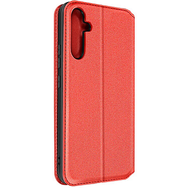 Avizar Housse pour Samsung Galaxy A54 5G Clapet Magnétique Porte-carte Support vidéo  Rouge