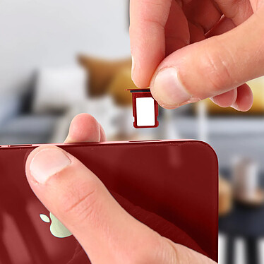 Avis Clappio Tiroir Carte SIM pour iPhone 12 / 12 Pro Emplacement Nano SIM de remplacement Rouge