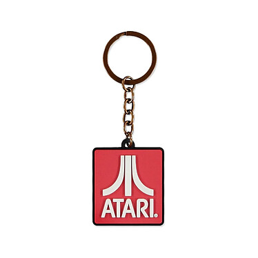 Atari - Porte-clés caoutchouc Logo Atari