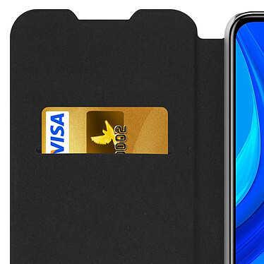 Avizar Étui Huawei P smart 2020 Portefeuille Clapet Porte-carte Noir pas cher