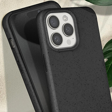 Acheter Avizar Coque cordon pour iPhone 15 Pro Silicone Recyclable  Noir