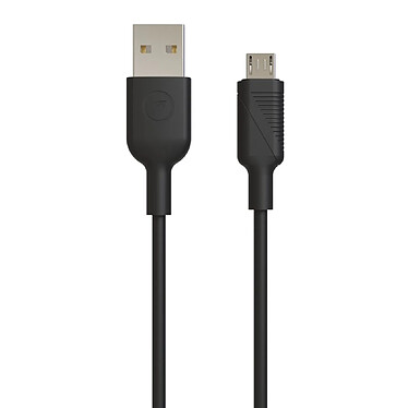 Muvit Câble Micro USB vers USB 2.0 2.4A Charge et Synchronisation 1,2m Noir