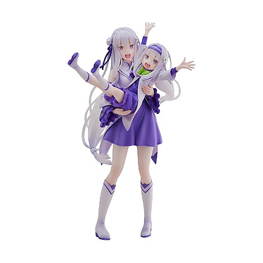 Re:Zero Starting Life in Another World - Statuette 1/7 Emilia & Childhood Emilia 24 cm