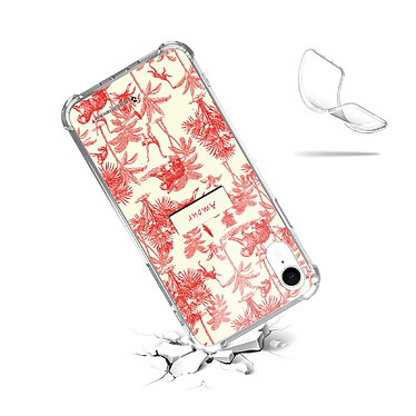 Acheter LaCoqueFrançaise Coque iPhone Xr Silicone antichocs Solides coins renforcés  transparente Motif Botanic Amour