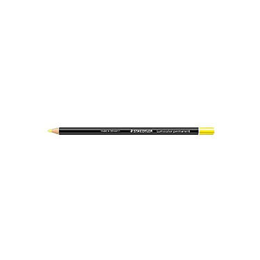 STAEDTLER Marqueur à sec Glasochrom Lumocolor permanent Jaune x 12