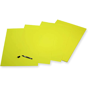 Avis AGIPA Paquet de 50 affiches 40 x 60 cm Jaune FLuo