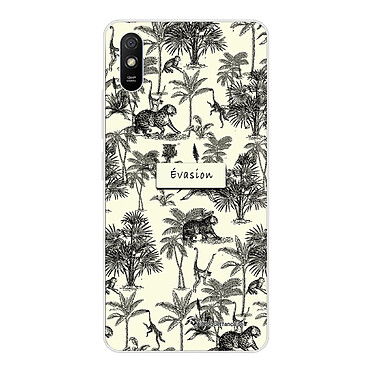 LaCoqueFrançaise Coque Xiaomi Redmi 9A 360 intégrale transparente Motif Botanic Evasion Tendance