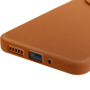 Acheter Avizar Coque pour Xiaomi Redmi 14C Silicone Mat Bloc Caméra Protégé Marron