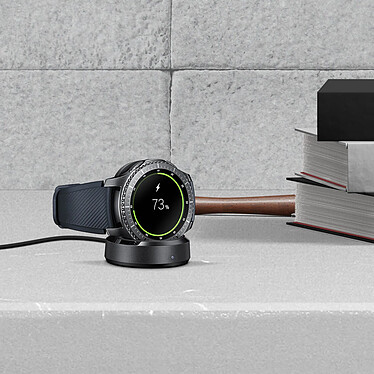 Avis Avizar Dock de charge Samsung Galaxy Watch 42 / 46 mm Système magnétique - Noir