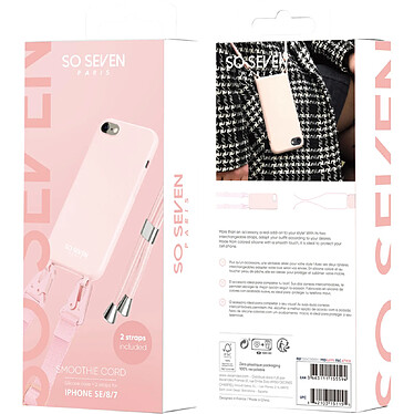 Avis So Seven Coque pour iPhone SE/8/7 SMOOTHIE CORD Rose