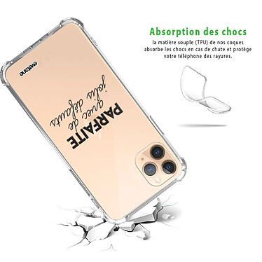 Avis Evetane Coque iPhone 11 Pro anti-choc souple angles renforcés transparente Motif Parfaite Avec De Jolis Défauts