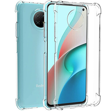 Acheter Evetane Coque Xiaomi Redmi Note 9T Anti-chocs bords renforcés en silicone transparente Motif