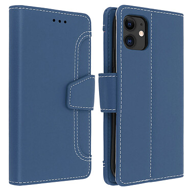 Avizar Housse Apple iPhone 11 Étui Folio Portefeuille Fonction Support bleu