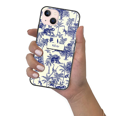 LaCoqueFrançaise Coque iPhone 13 Coque Soft Touch Glossy Botanic Rêve Design pas cher