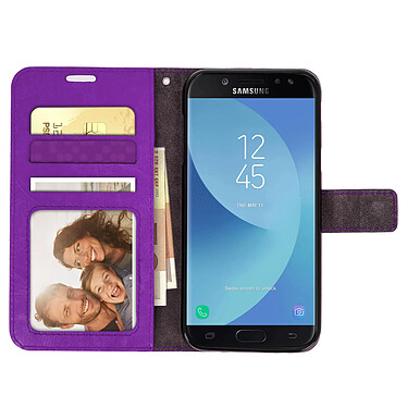 Avis Avizar Housse Galaxy J3 2017 Etui Folio Portefeuille violet Fonction Support