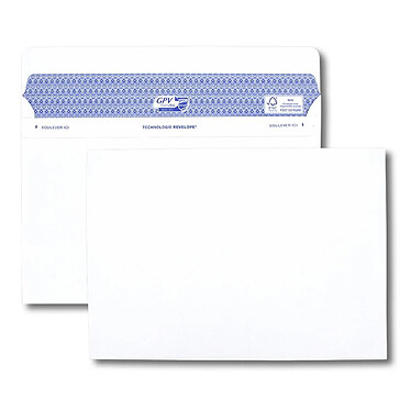 GPV Boîte de 100 enveloppes blanches C5 162x229 90 g/m² Secure®