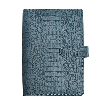 EXACOMPTA Organiseur Exatime 17 light Baby Croco 14 x 19 cm Semainier Bleu gris