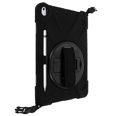 Avizar Coque iPad Pro 10.5 et Air 3 2019 Hybride Poignée Béquille Bandoulière Noir