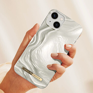 Avis iDeal of Sweden Coque pour iPhone 13 Luxe Ultra fine Luminous Pearl Argent