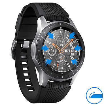 Avizar 2x Films Galaxy Watch 46mm Protection Ecran Verre Trempé Biseautés Transparent pas cher