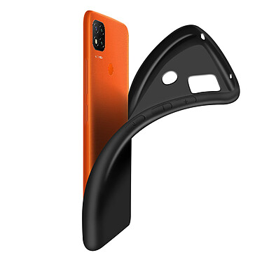 Avizar Coque Xiaomi Redmi 9C Silicone Gel Flexible Fine Légère Noir pas cher