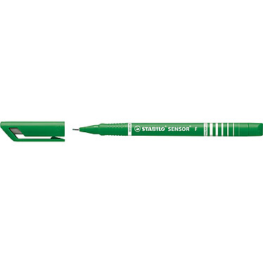 STABILO Stylo feutre Fineliner Sensor pointe fine vert x 10