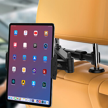 Avis LinQ Support Voiture Téléphone / Tablette Appuie-tête Rotatif à 360°  Noir