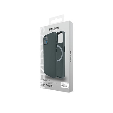 Avis So Seven Coque pour iPhone 14 MAGCASE TOUCHER CUIR Noir