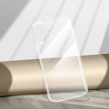 Acheter Avizar Coque Antichoc pour iPhone 16 Épaisseur 1.5mm Caméra protégée Transparent