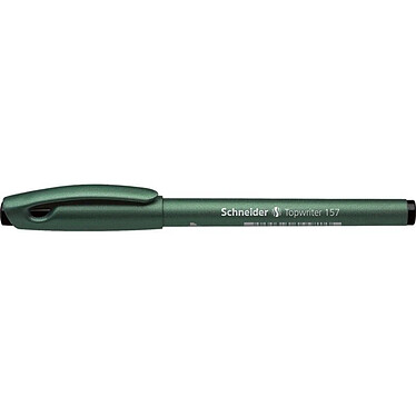 SCHNEIDER Stylo feutre Topwriter 157 pointe moyenne 0,8mm noir x 10