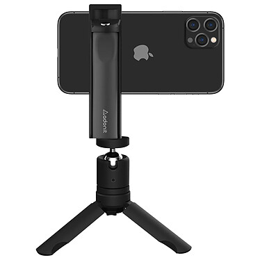 Adonit Perche à selfie Bluetooth Fonction support Compatible trépied  V-Grip Noir