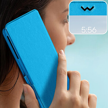 Acheter Avizar Étui Smartphone Universel Taille 3XL Fenêtres D'affichage et Décrochage  bleu turquoise