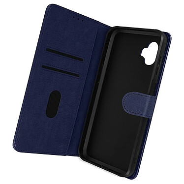 Avizar Housse pour Samsung Xcover 6 Pro Clapet Portefeuille Fonction Support Vidéo  bleu nuit