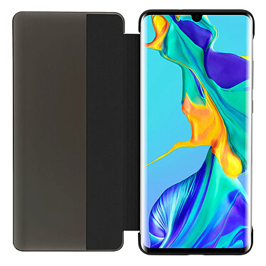 Avizar Etui folio Noir à fenêtre pour Huawei P30 Pro pas cher