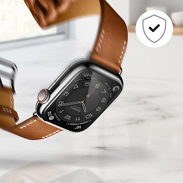 Avis Avizar Film Apple Watch Serie 7, 41mm Résistant Transparent - Contour noir