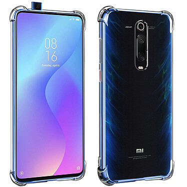 Avizar Coque Xiaomi Mi 9T / 9T Pro Silicone Flexible Coins Bumper Transparent