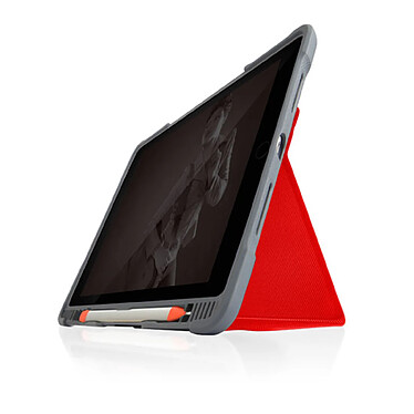 STM Dux Plus Duo compatible iPad 10.2 (2019/20/21 - 7/8/9th gen) Rouge - Polybag