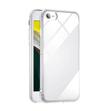 Avis Evetane Lot de 2 Coques iPhone 7/8/ SE 2020/ SE 2022 transparente Motif et Noire Antichoc Silicone + 2 Vitres en verre trempé Protection écran