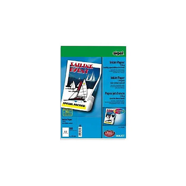 SIGEL papier jet d'encre, format A4, 200 g/m2, extra blanc, 25f