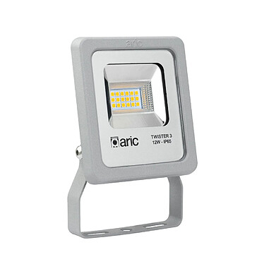 Aric - Projecteur Extérieur  Twister 3 LED 12W 4000K Gris 50830