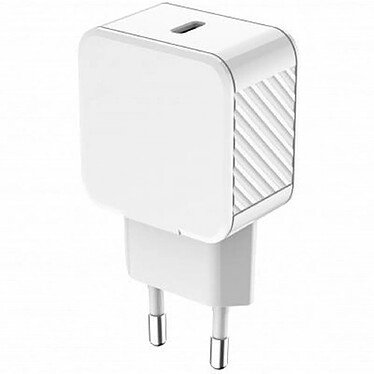 BigBen Connected Chargeur Secteur 20W Power Delivery - 100% Plastique recyclé Blanc