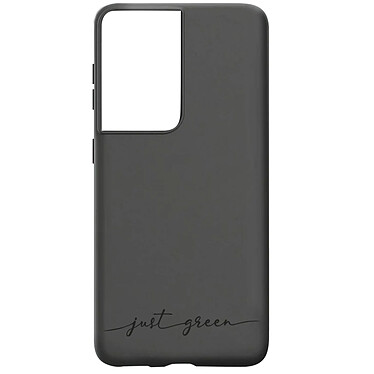 Just Green Coque pour Samsung Galaxy S21 Ultra Recyclable  Noir