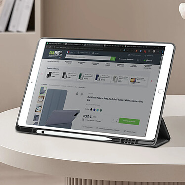 Avis Dux Ducis Étui pour iPad Pro 12.9 et Pro 12.9 2017 Support Vidéo Clavier Domo  Noir