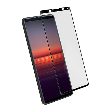 Avizar Film Sony Xperia 5 2 Verre Trempé Anti-trace Transparent Contour noir