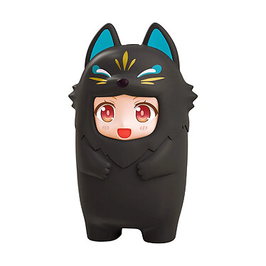 Nendoroid More - Accessoire Kigurumi Face Parts Case pour figurines Nendoroid Black Kitsune 10