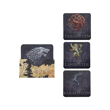 Game of Thrones - Pack 4 médaillons Sigil