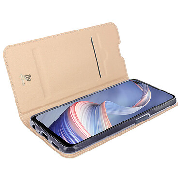 Dux Ducis Housse pour Oppo Reno 4Z Étui Porte-carte Fonction Support Vidéo  Rose pas cher